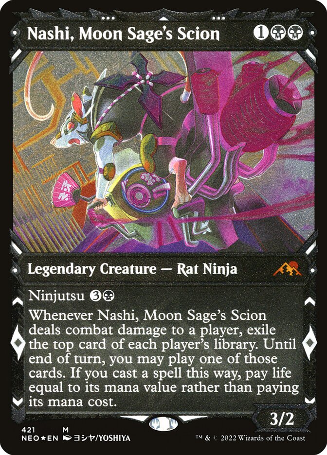 Nashi, Moon Sage's Scion [NEO #421] - Magic: The Gathering Card